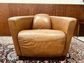 Vintage Aviator Armchair Sheep Leather