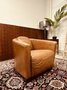 Vintage Aviator Fauteuil Schaapsleder