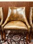 Set Klassieke Engelse Chesterfield Stoelen