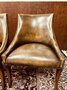 Set Klassieke Engelse Chesterfield Stoelen