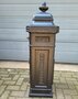 Old cast iron freestanding mailbox