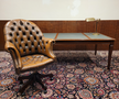 Antique English Heldense writing table desk