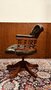 Klassieke Engelse Chesterfield Captain Chair