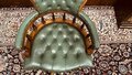 Engelse Chesterfield Bureaustoel Mint