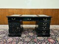 Klassiek Engels Zwart Chesterfield Bureau