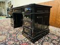 Klassiek Engels Zwart Chesterfield Bureau