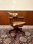 Klassiek Engels Chesterfield Bureaustoel Captain Chair 