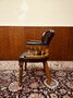 Engelse Chesterfield Captain Chair Bureaustoel