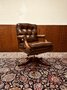 Klassiek Engels Chesterfield Bureaustoel President Chair 